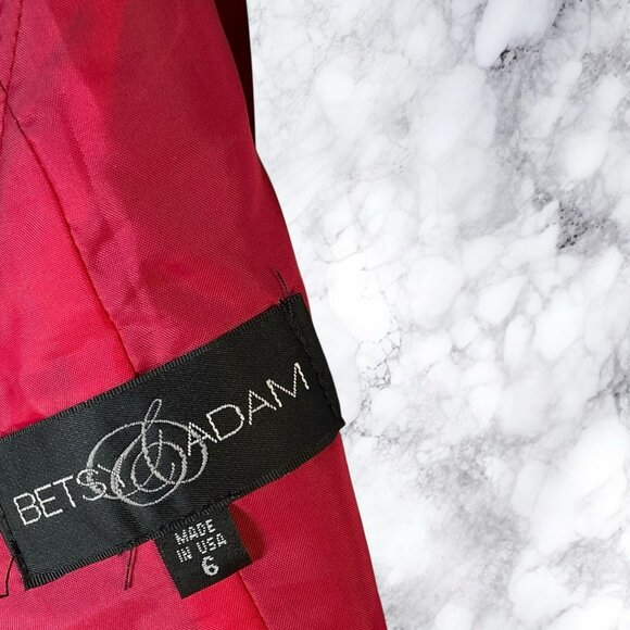 VTG Betsy & Adam Classic A-line Cocktail Dress in Black - Picture 2 of 12